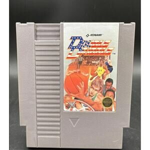 Konami Double Dribble Nintendo NES Basketball Game Cartridge Tested